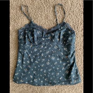 AE Lace Floral Spaghetti Strap